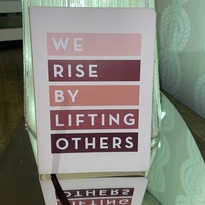 ECCOLO We Rise Medium Lined Journal Notebook, Flexible Cover